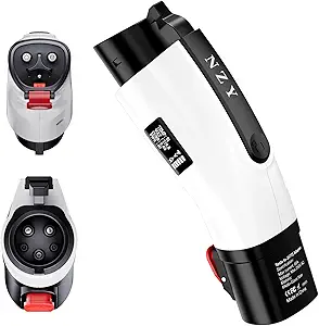 Tesla to J1772 Adapter with LED Display for efficient high-power EV charging, up to 50A at 250V