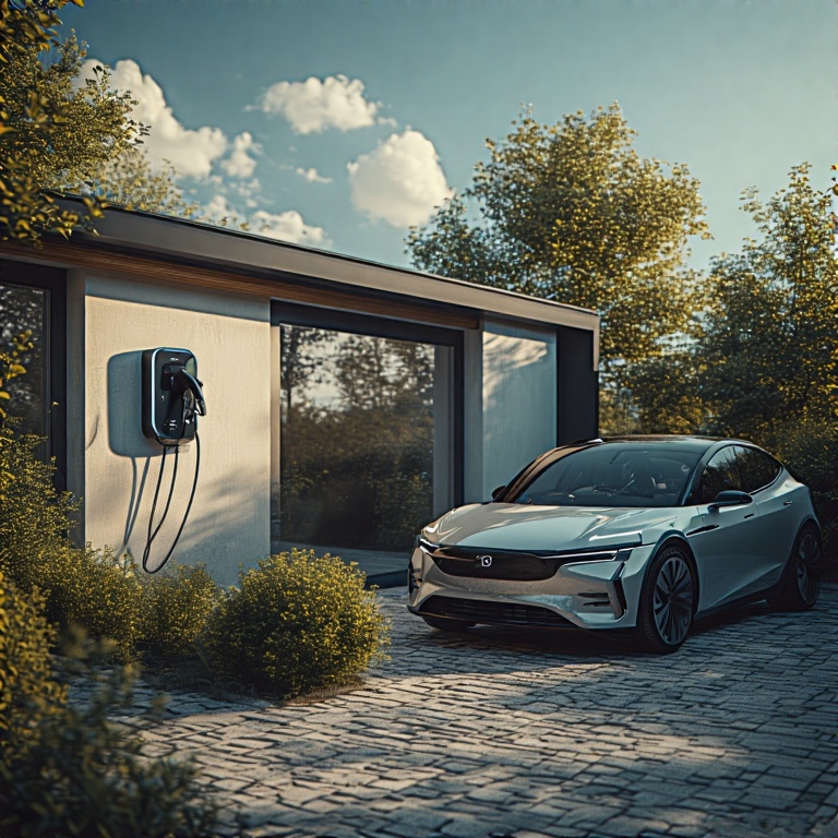 Køb ladeboks til elbil – Tesla til opladning via vægmonteret lader i Danmark